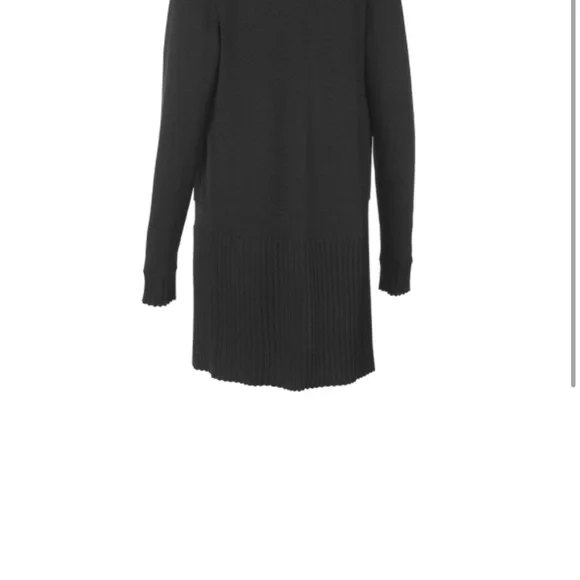 CAbi Black Open Front ATC Offhand Cardigan Sweater - Picture 3 of 8